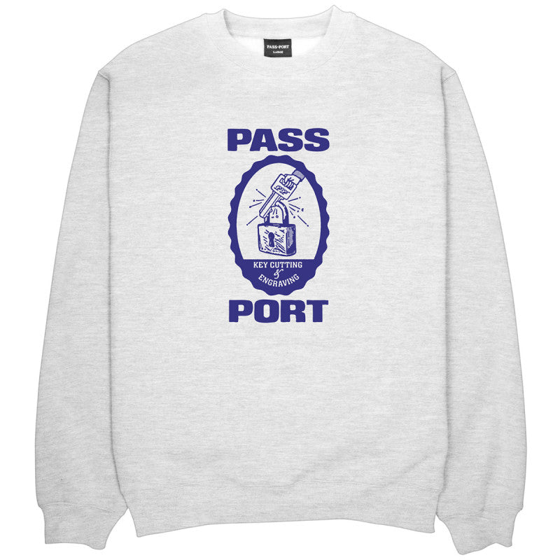 Pass Port Hercu~locks Sweater White Marle