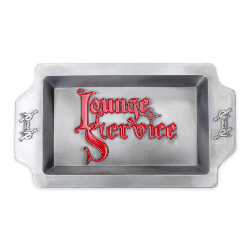 Pass Port Lounge Service Coin Tray Antique Silver