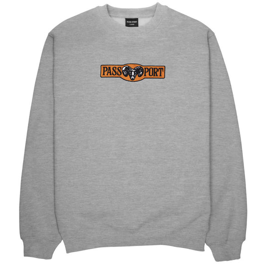 Pass-Port Ram Crewneck Sweater Ash