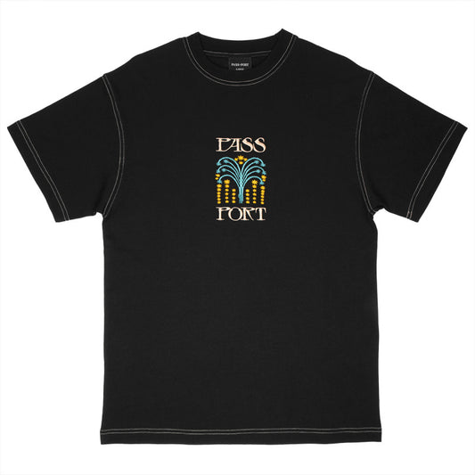 Pass Port Roman Candle T-shirt Black