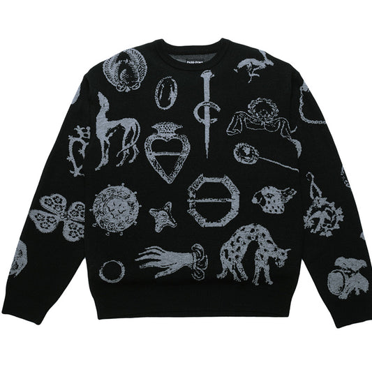 Pass Port Trinkets Knit Sweater Black