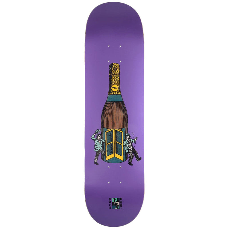 Pass Port Wine Em' & Dine Em' Series Always Open Skateboard Deck 8.38