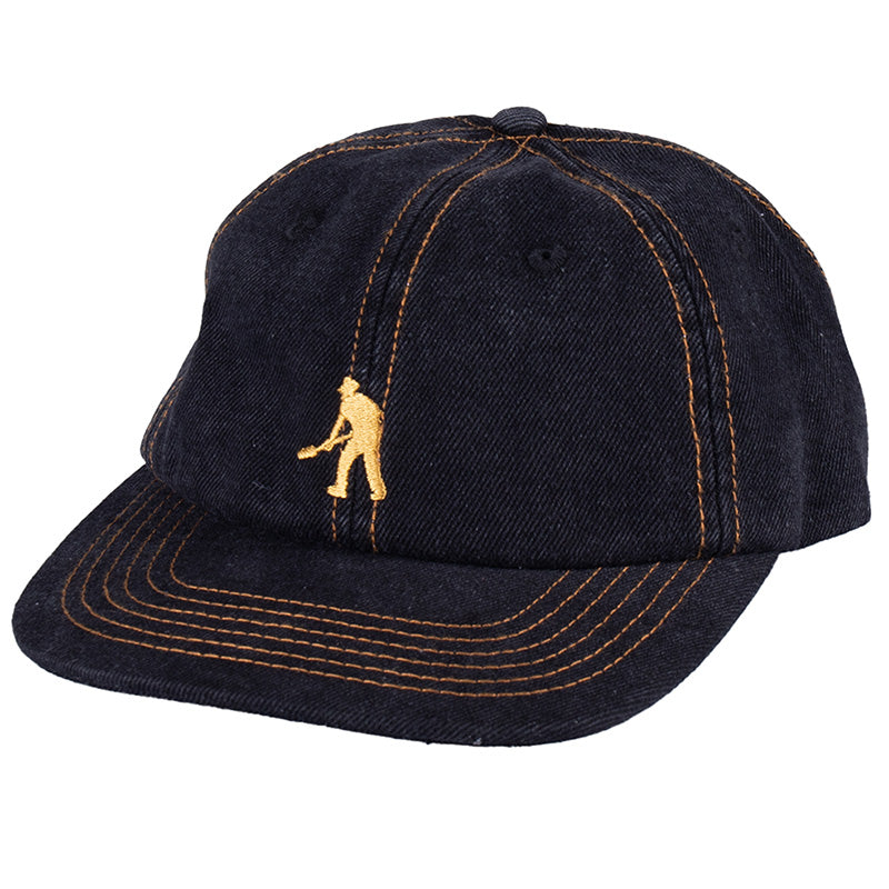 Pass Port Workers Club Denim Cap Washed Black