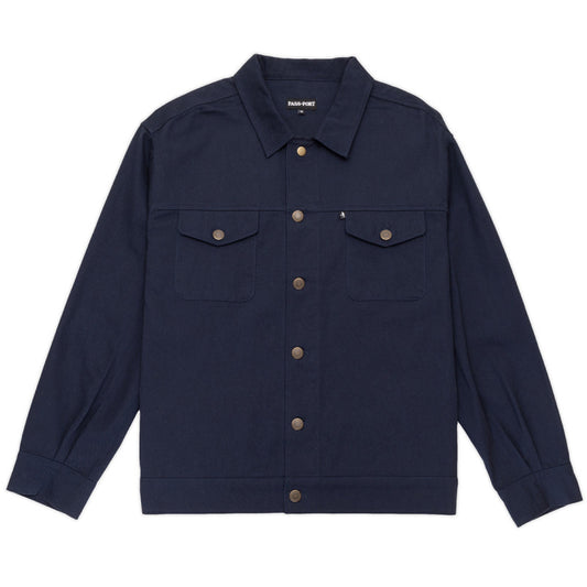 Pass Port Workers Overshirt Navy