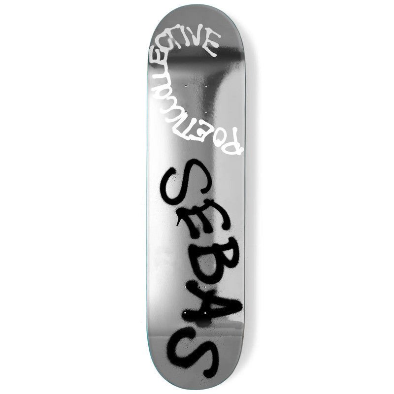 Poetic Sebas Spray Skateboard Deck 8.25