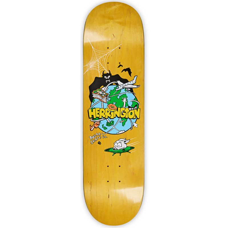 Polar Aaron Herrington Planet Skateboard Deck 8.125