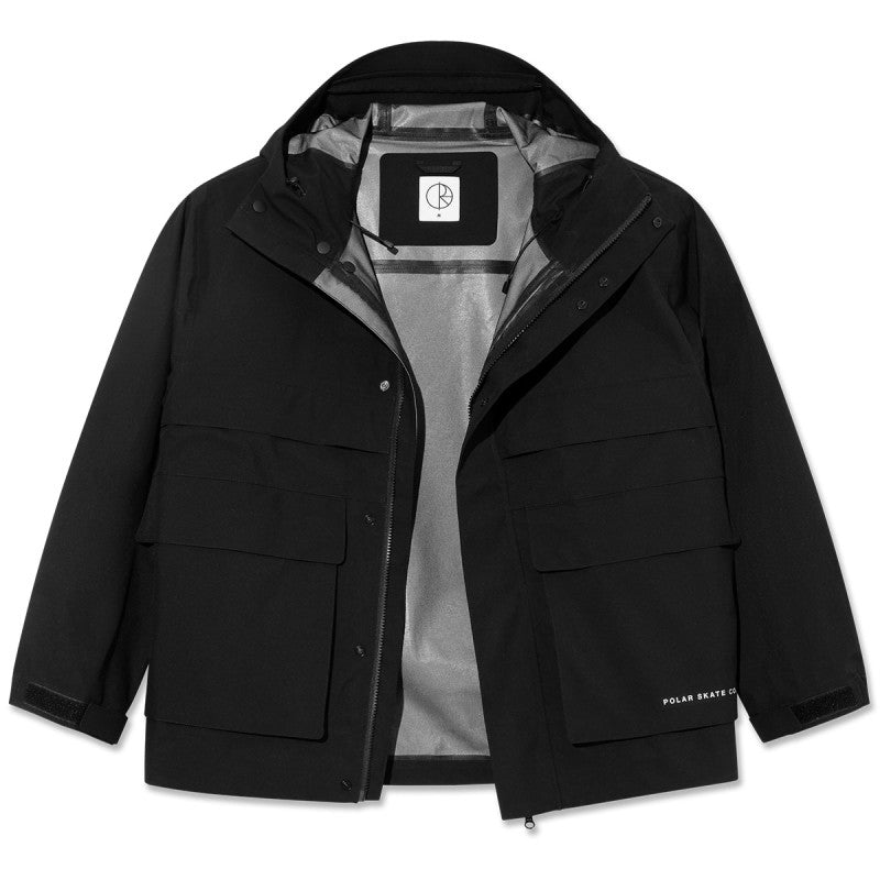 Polar Cargo Shell Jacket Black