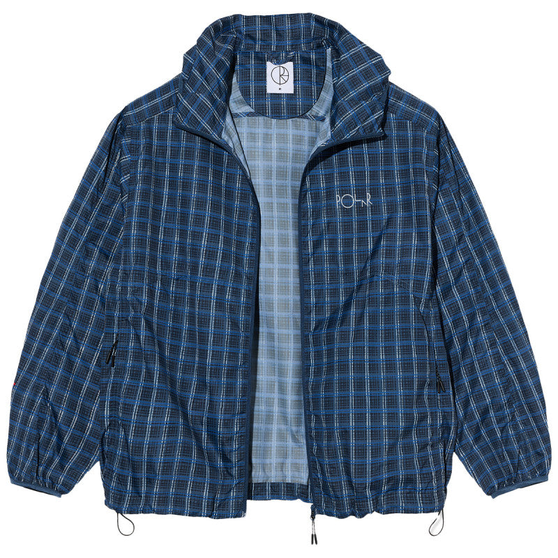 Check Shell Jacket Polar Chase Light Shell Jacket Blue Check – Sparky Online Store