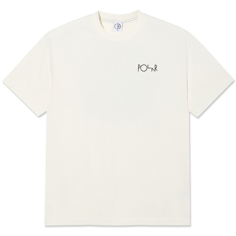 Polar Contrast Fill Logo T-shirt Ivory/Black