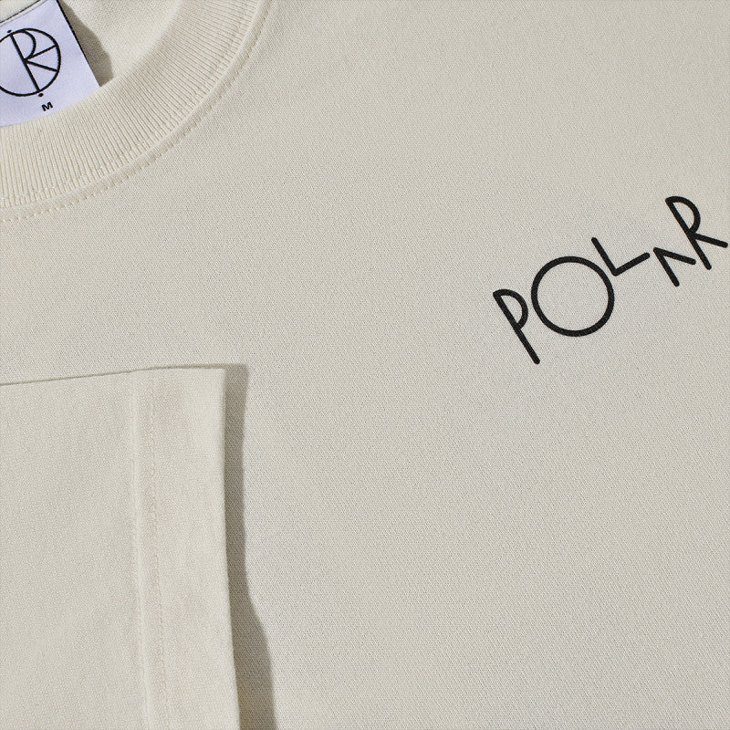 Polar Contrast Fill Logo T-shirt Ivory/Black