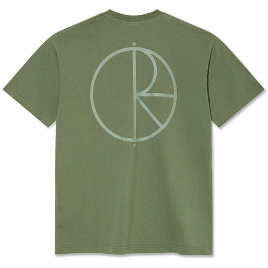 Polar Contrast Stroke Logo T-Shirt Moss Green