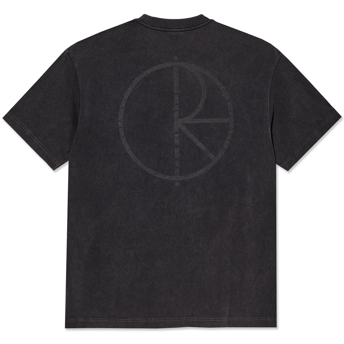 Polar Contrast Stroke Logo T-shirt Silver Black/Black
