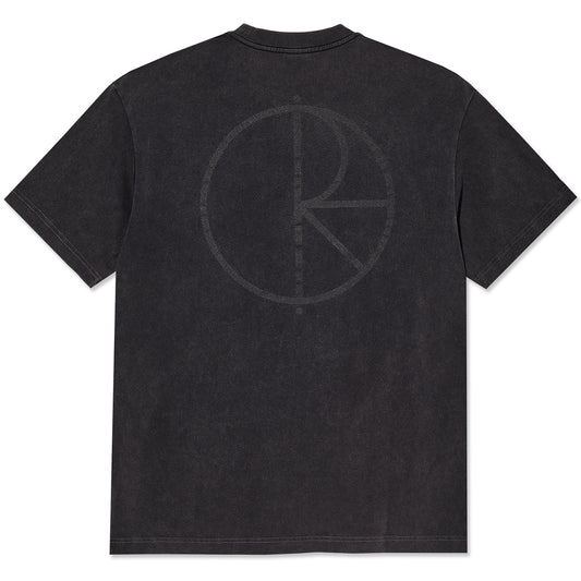 Polar Contrast Stroke Logo T-shirt Silver Black/Black