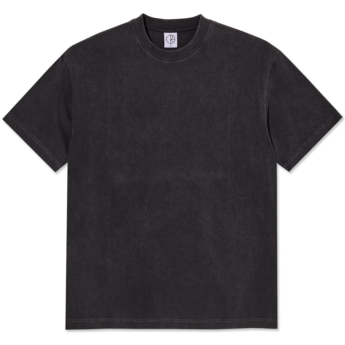 Polar Contrast Stroke Logo T-shirt Silver Black/Black