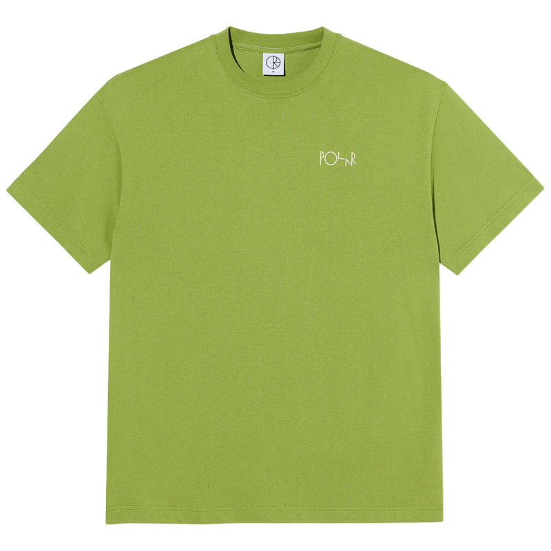 Polar Contrast T-Shirt Stroke Logo Peridot