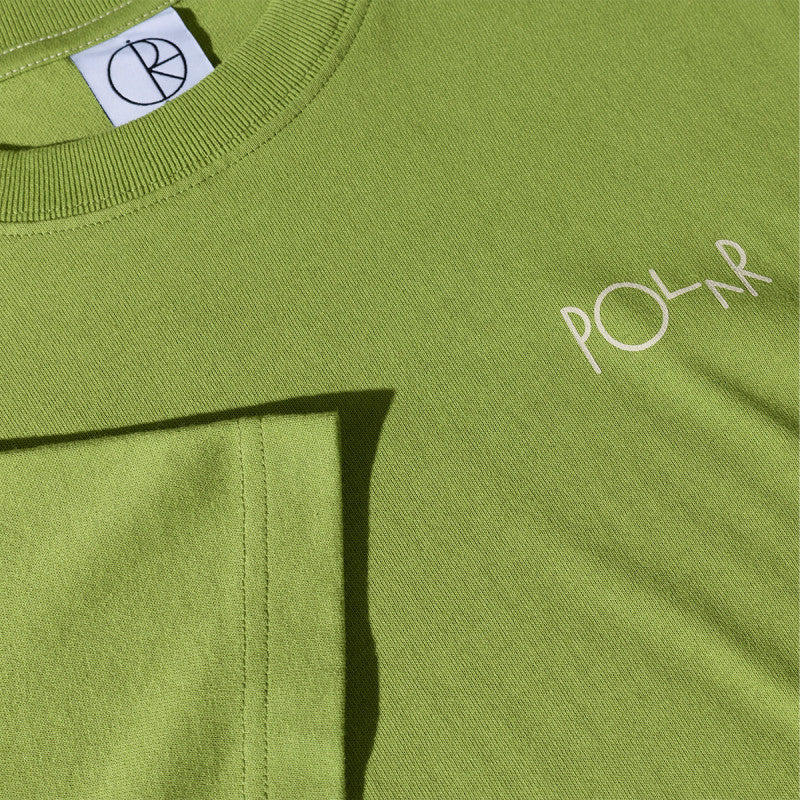 Polar Contrast T-Shirt Stroke Logo Peridot