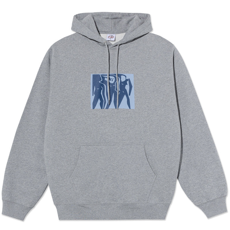 Polar Cut Outs Dave Hooded Sweater Heather Grey