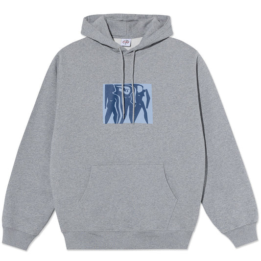 Polar Cut Outs Dave Hooded Sweater Heather Grey