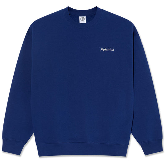 Polar Dave Crewneck Sweater Deep Royal Blue