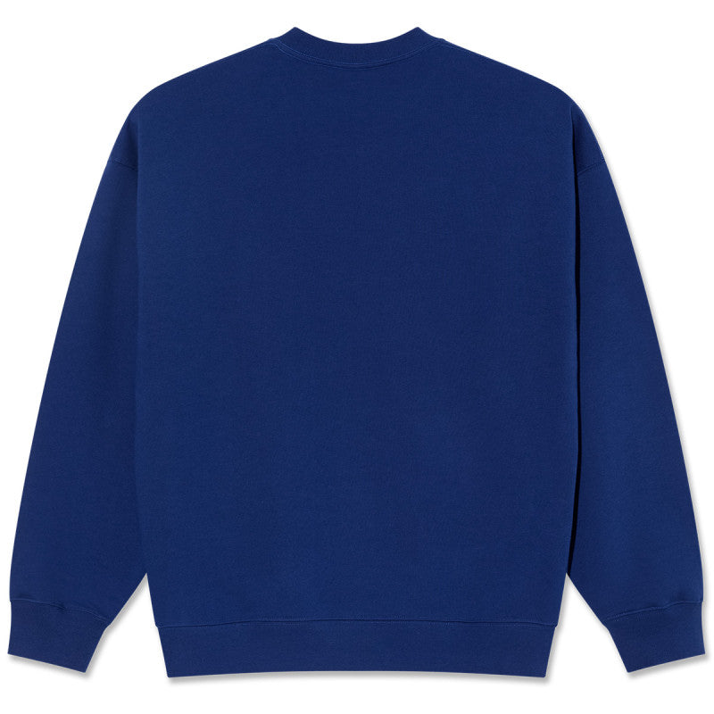 Polar Dave Crewneck Sweater Deep Royal Blue