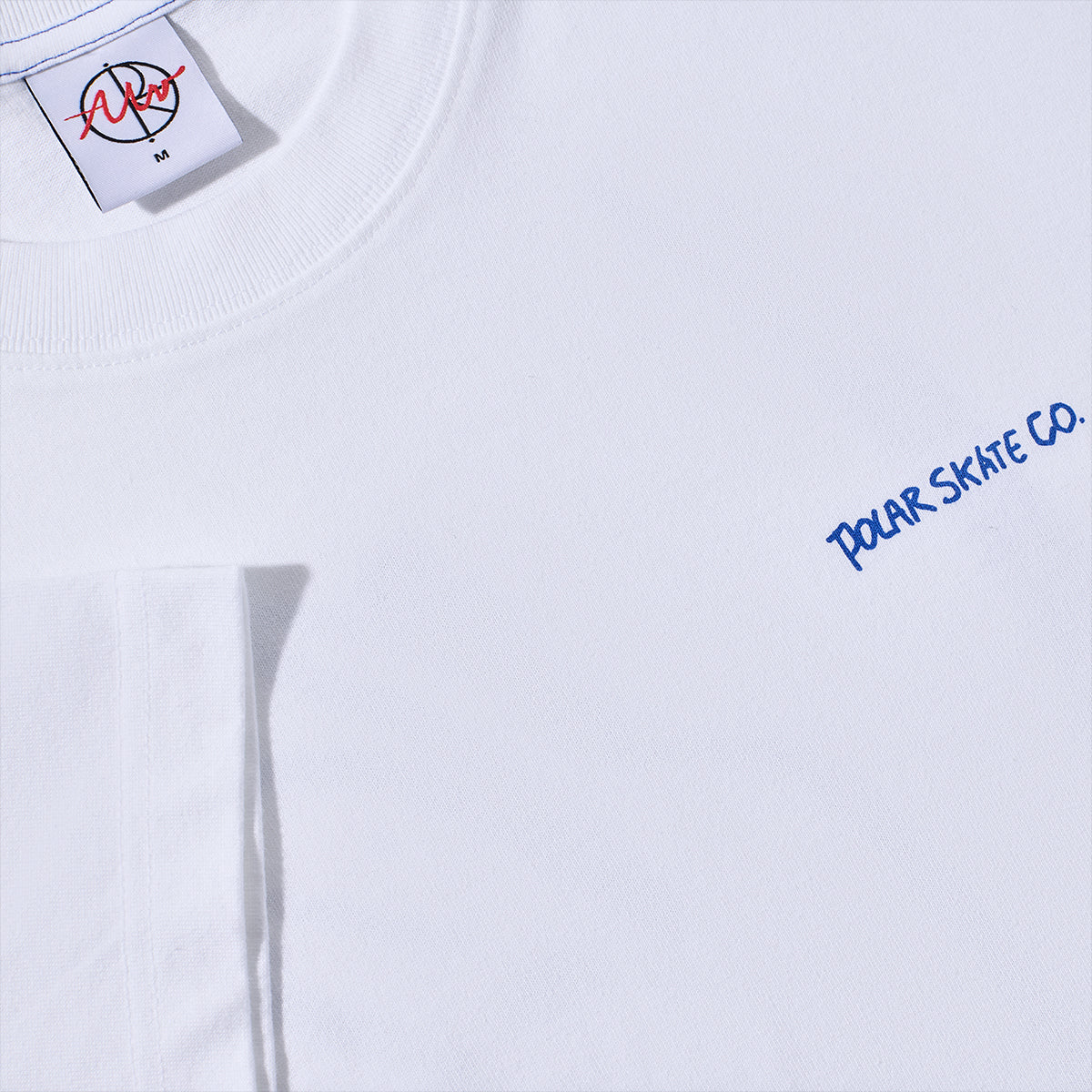 Polar Doodle Contrast T-shirt White/Ultramarine