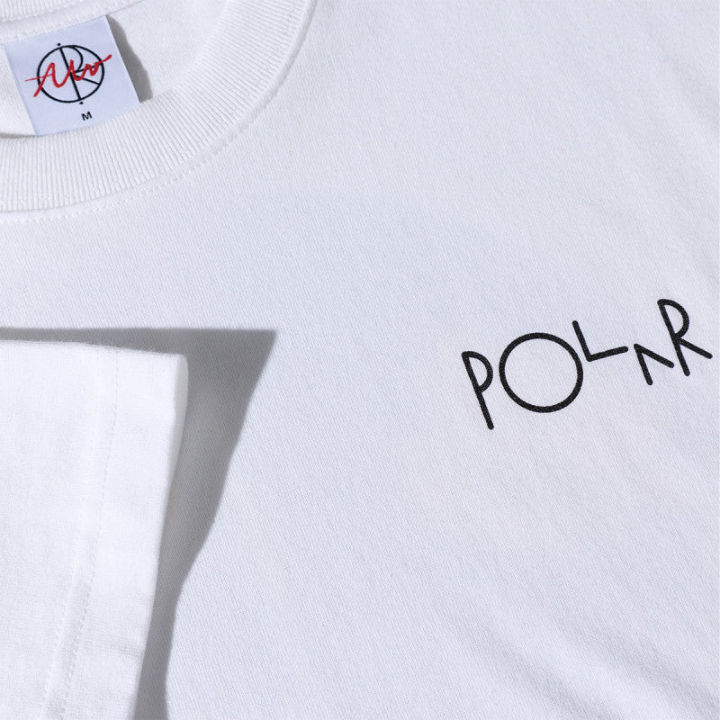 Polar Fill Logo T-Shirt Märtas Roses White