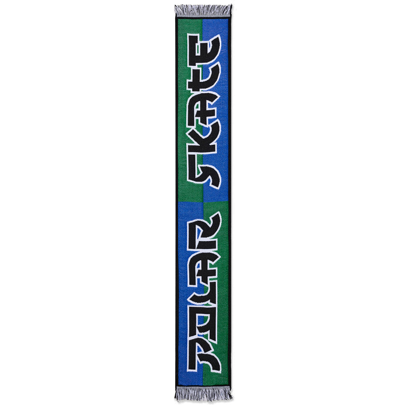 Polar Football Scarf Squares Blue/Green