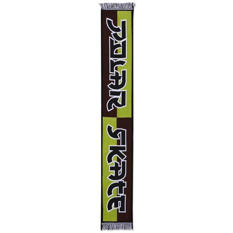 Polar Football Scarf Squares Green/Brown