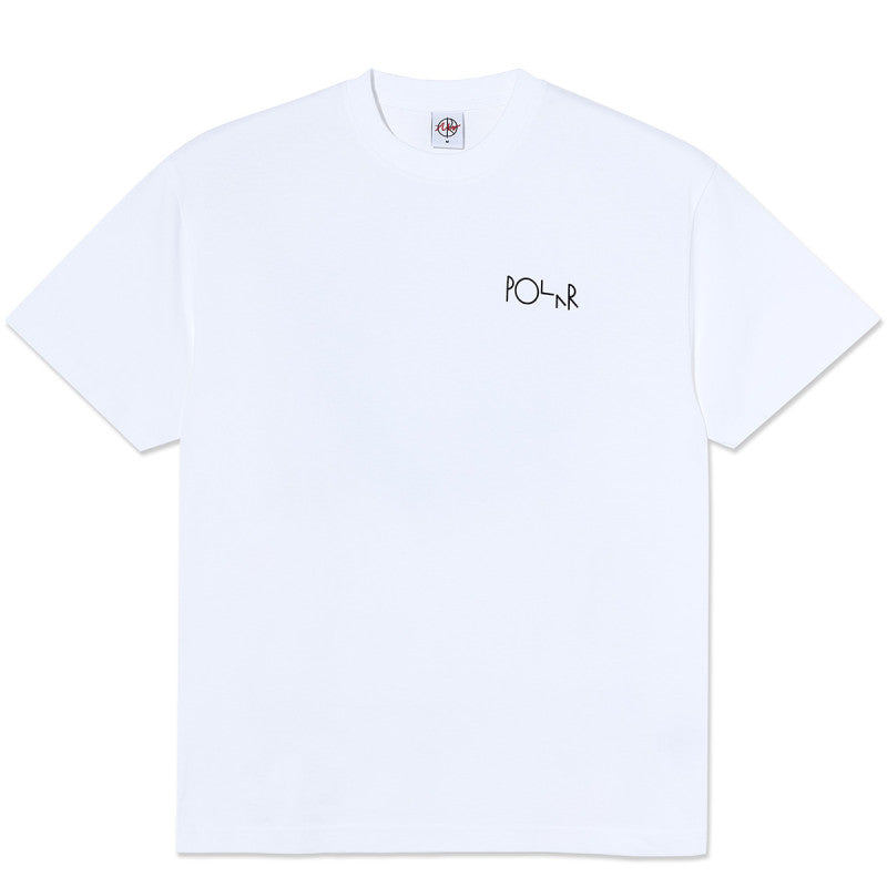 Polar Happy Sad Fill Logo T-Shirt White