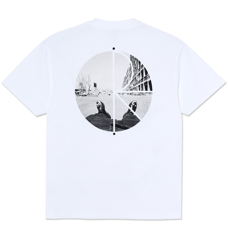 Polar Happy Sad Fill Logo T-Shirt White