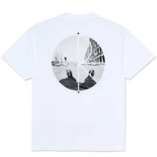 Polar Happy Sad Fill Logo T-Shirt White