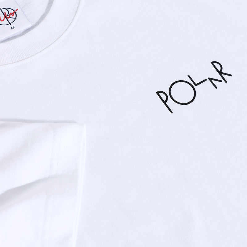 Polar Happy Sad Fill Logo T-Shirt White