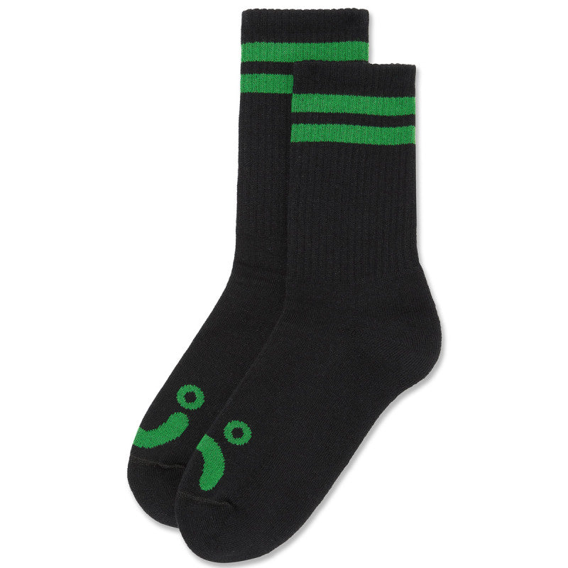 Polar Happy Sad Rib Socks Black/Green