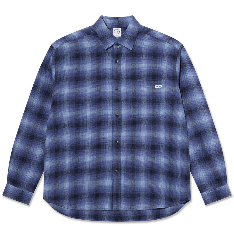 Polar Mitchell Shirt Shadow Check Blue