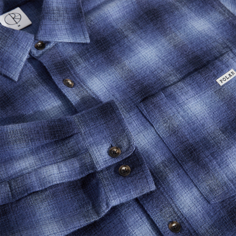 Polar Mitchell Shirt Shadow Check Blue