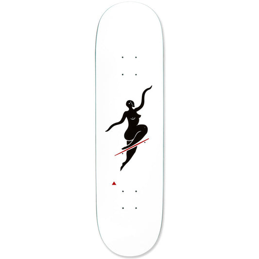 Polar No Complies Team Model Skateboard Deck White 8.5