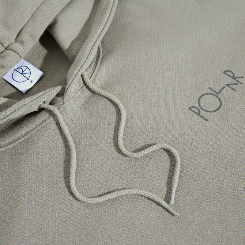 Polar Stroke Logo Dave Hooded Sweater Vetiver