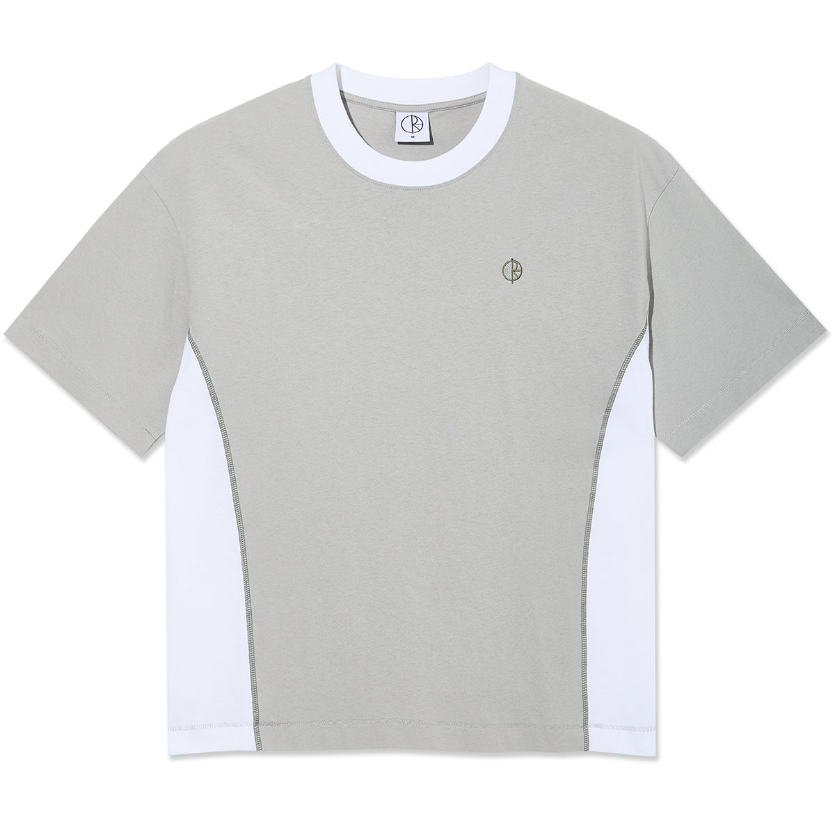 Polar Surf Panel T-shirt Silver/White