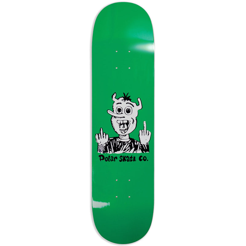 Polar Team Up Yours! Hunter Green Skateboard Deck 8.25 Short