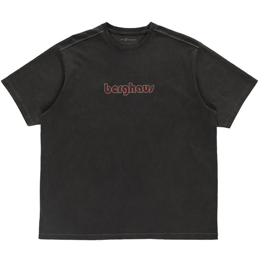 POP & Berghaus Logo T-Shirt Washed Black