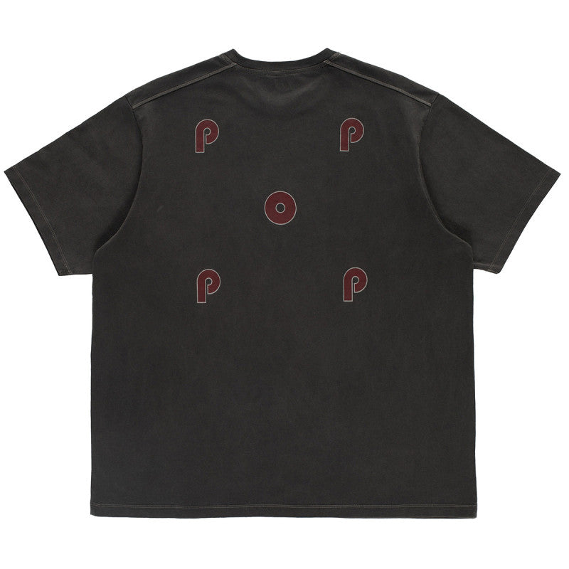 POP & Berghaus Logo T-Shirt Washed Black