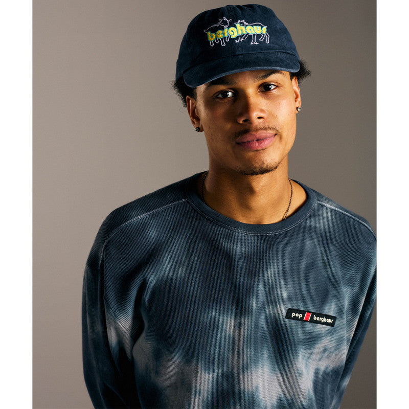 POP & Berghaus Waffle Longsleeve T-Shirt Navy