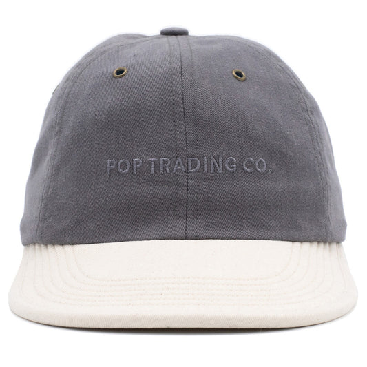 POP 2 Tone Flexfoam Hat Charcoal/Off White
