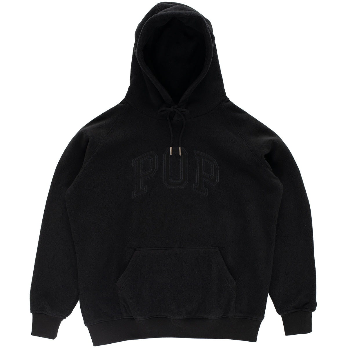 POP Arch Hooded Sweater Black Fleece