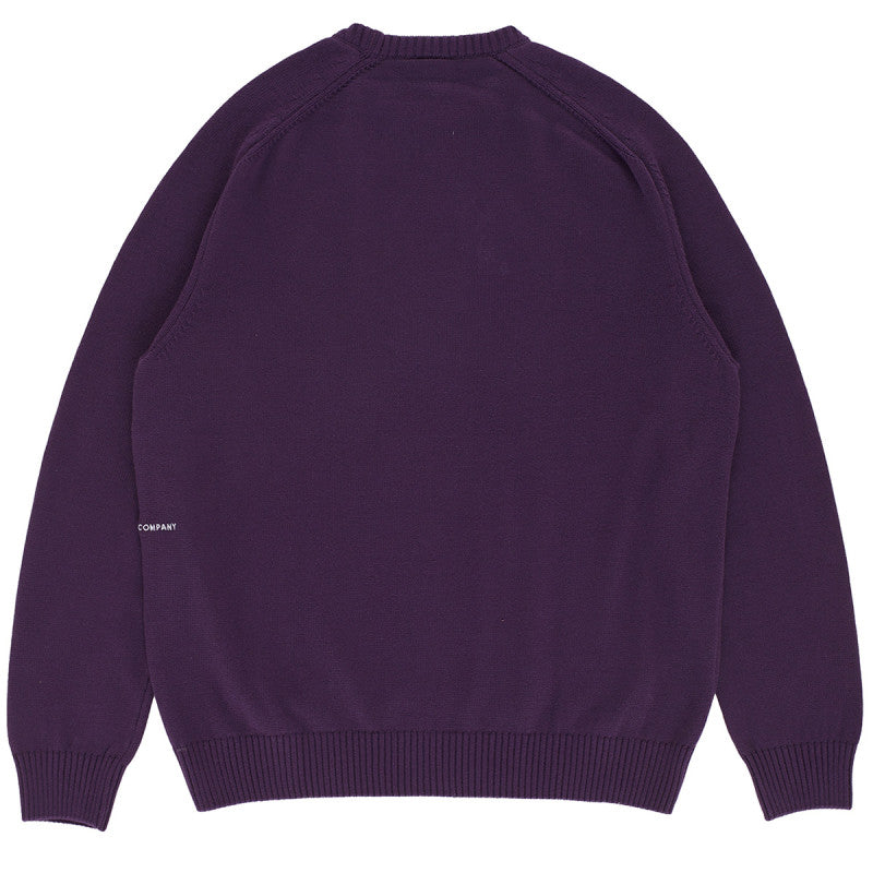 POP Arch Knitted Crewneck Sweater Mysterioso