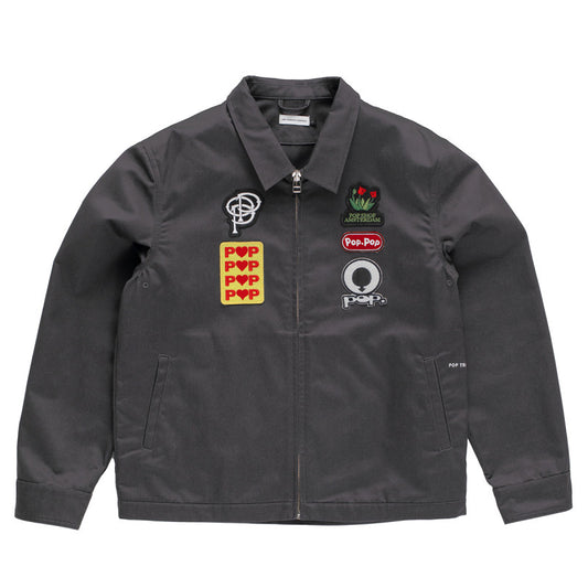 POP Full Zip Worker Jacket Anthracite