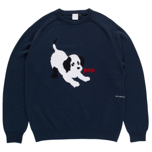 POP Knitted Joy Sweater Navy
