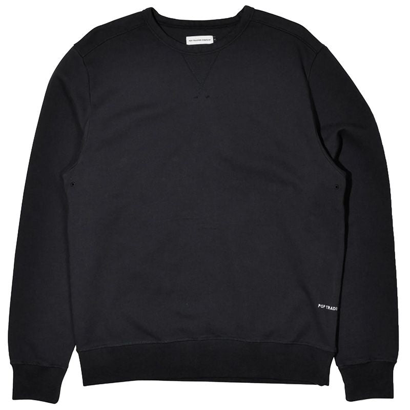 POP Logo Crewneck Sweater Black/White