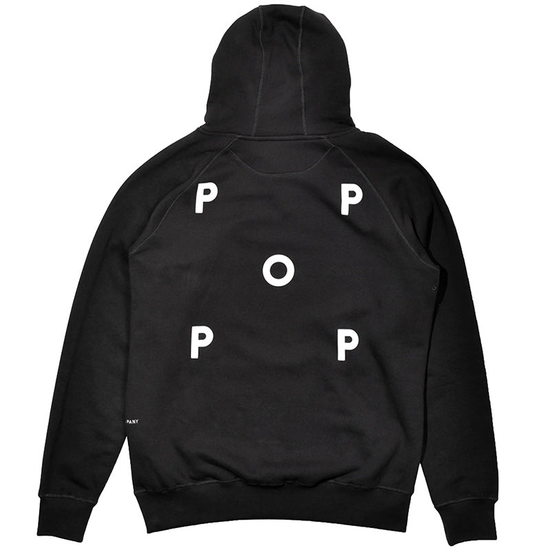 POP Logo Hooded Sweater Black/White