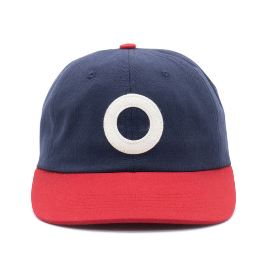 POP O Sixpanel Cap Navy/Goji Berry